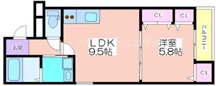 フジパレス我孫子前駅西Ⅱ番館の物件間取画像